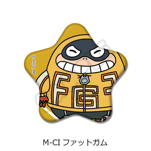 『僕のヒーローアカデミア』みんなmochocho化大作戦! 第5弾 星型缶バッジ M-CI ファットガム